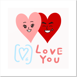 happy valentine day Posters and Art